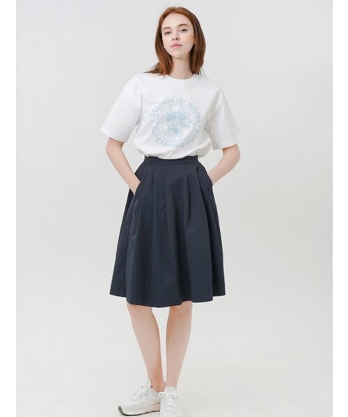 FABULOUS ARCHIVE(ファビュラスアーカイブ)の「ウィメンズルリスエンボクロップTシャツホワイトブルー(FCC2TS387W)(Tシャツ/カットソー・レディース・ホワイト・MEDIUM/SMALL)」の3枚目の写真