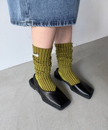 SANSeLF | 【SANSeLF】 スクエアトゥスリングバックフラットシューズ sas26s001(その他シューズ)