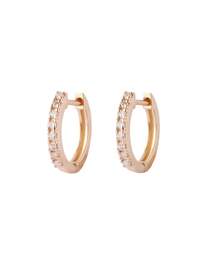 ROSETEN・ダイヤラインフープピアス