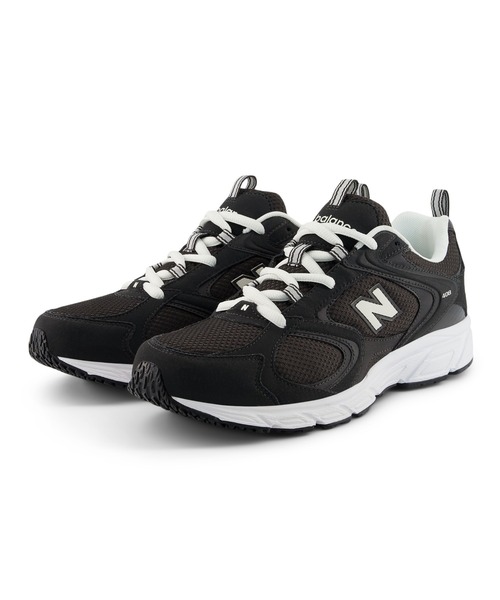 NEW BALANCE（ニューバランス）の「408（スニーカー・レディース・ブラック/ライトグレー・25.0cm/25.5cm/26.0cm/26.5cm/27.0cm/27.5cm/28.0cm/28.5cm/29.0cm/30.0cm/22.0cm/22.5cm/23.0cm/23.5cm/24.0cm/24.5cm）」の6枚目の写真