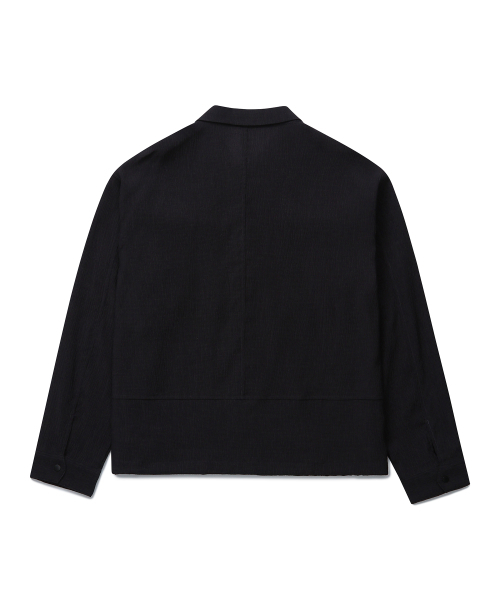 CONNECT KINLOCH(コネクトキンロック)の「クリンクルシアサッカーシャケット(グレー)(その他アウター・メンズ・その他・MEDIUM/LARGE/X-LARGE)」の4枚目の写真