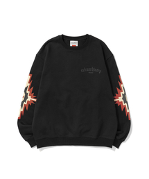 EXTRAORDINARY（エクストラオーディナリー）の「NAVAJO CREW SWEATSHIRT BLACK（スウェット）」