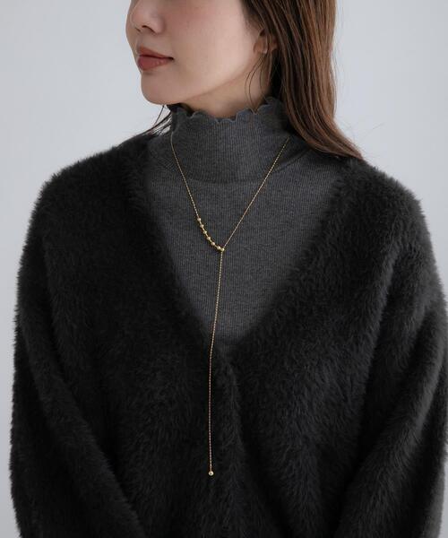 URBAN RESEARCH Sonny Label（アーバンリサーチサニーレーベル）の「ステンレスボールスライダーネックレス（ネックレス・レディース・シルバー/ゴールド・ONE）」の3枚目の写真