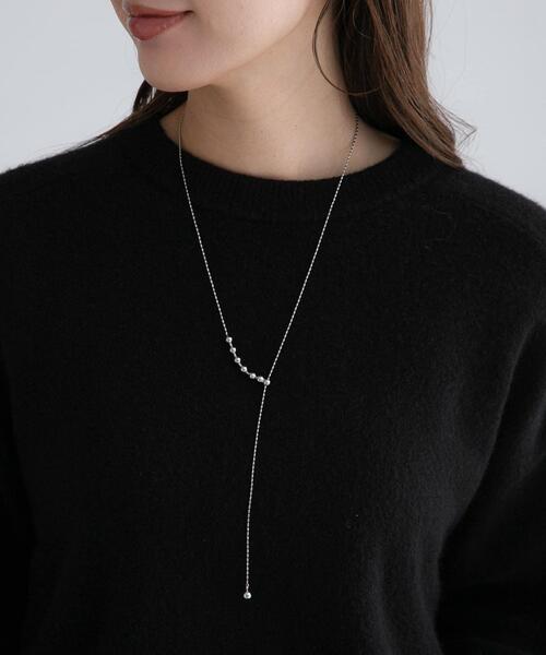 URBAN RESEARCH Sonny Label（アーバンリサーチサニーレーベル）の「ステンレスボールスライダーネックレス（ネックレス・レディース・シルバー/ゴールド・ONE）」の6枚目の写真