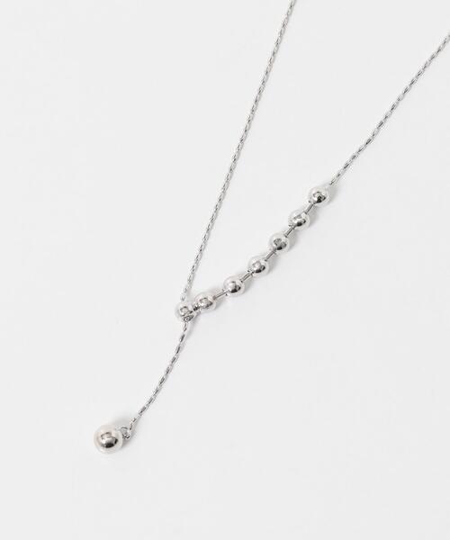 URBAN RESEARCH Sonny Label（アーバンリサーチサニーレーベル）の「ステンレスボールスライダーネックレス（ネックレス・レディース・シルバー/ゴールド・ONE）」の7枚目の写真