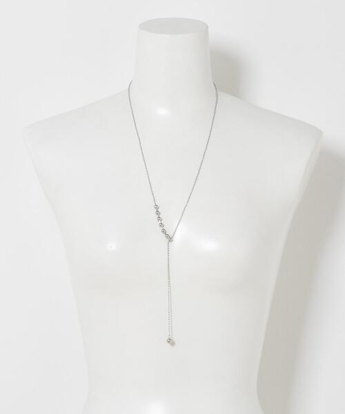 URBAN RESEARCH Sonny Label（アーバンリサーチサニーレーベル）の「ステンレスボールスライダーネックレス（ネックレス・レディース・シルバー/ゴールド・ONE）」の8枚目の写真