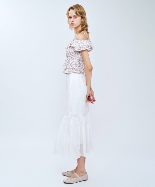 DEICY(デイシー)の「ローズフリル2wayオフショルブラウス(シャツ/ブラウス・レディース・ラベンダー/ピンク/ブルー・1/0)」の15枚目の写真