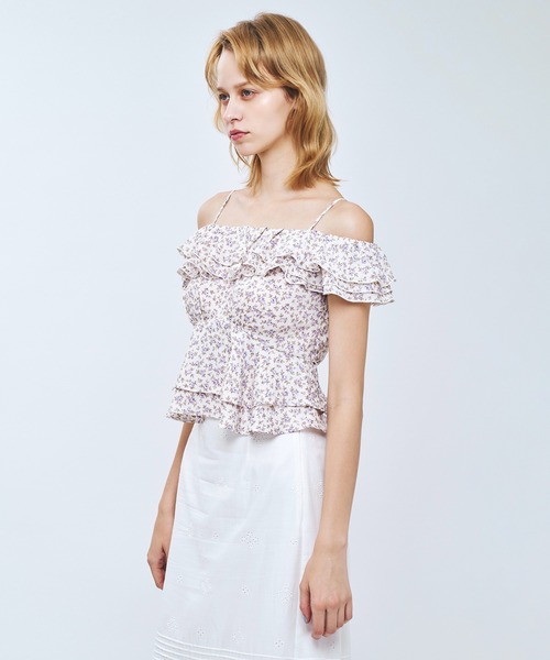 DEICY(デイシー)の「ローズフリル2wayオフショルブラウス(シャツ/ブラウス・レディース・ラベンダー/ピンク/ブルー・1/0)」の22枚目の写真
