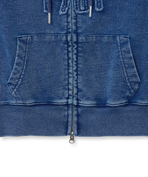 YALE(イェール)の「ピグメントアプリケフードジップアップ_ネイビー(パーカー・レディース・その他・SMALL/LARGE/MEDIUM/X-LARGE)」の4枚目の写真