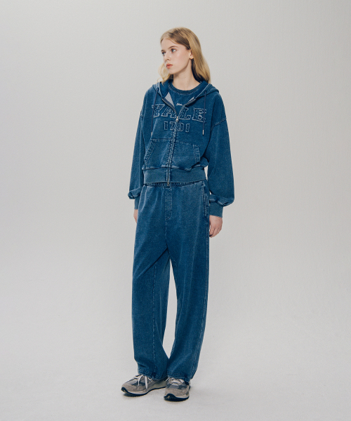 YALE(イェール)の「ピグメントアプリケフードジップアップ_ネイビー(パーカー・レディース・その他・SMALL/LARGE/MEDIUM/X-LARGE)」の14枚目の写真