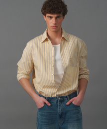 MOONSUN（ムーンサン）の「M.C UNISEX, Classic Shirt / Yellow Stripe（シャツ/ブラウス）」