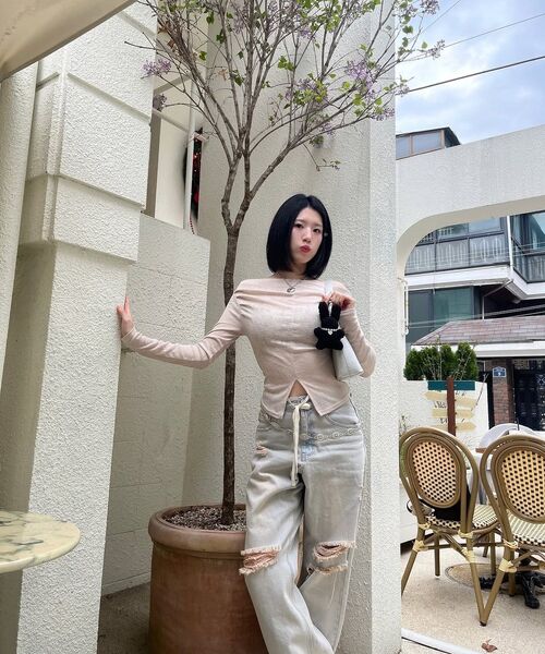 COSTUME O’CLOCK(コスチュームオクロック)の「ディストロイドワイドデニムパンツ 2 COLOR COOSPT246(デニムパンツ・メンズ・ライトブルー/ブルーグリーン・28/30/32/34/26)」の18枚目の写真
