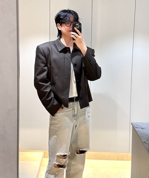 COSTUME O’CLOCK(コスチュームオクロック)の「ディストロイドワイドデニムパンツ 2 COLOR COOSPT246(デニムパンツ・メンズ・ライトブルー/ブルーグリーン・28/30/32/34/26)」の12枚目の写真