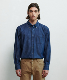 PRODESHIRT（プロデシャツ）の「[レギュラー] ナチュラルデニムボタンダウンシャツ（ダークブルー）（シャツ/ブラウス）」