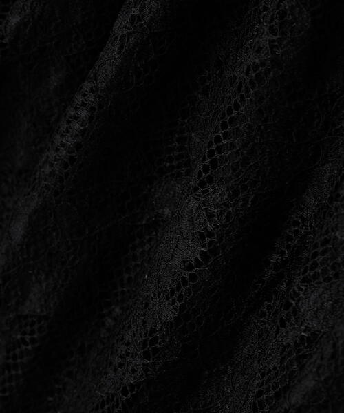 ROYAL FLASH（ロイヤルフラッシュ）の「MITSUKI/ミツキ/ベルト付きレーススカート（スカート・レディース・ブラック/ホワイト・F）」の4枚目の写真