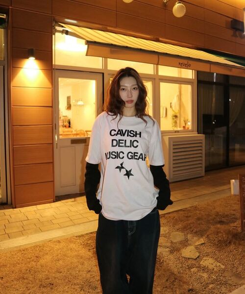 Cavish(カビシ)の「DELIC LAYERED LS TEE PINK(CV2FSUT579A)(Tシャツ/カットソー・レディース・ピンク・SMALL/MEDIUM/LARGE)」の17枚目の写真