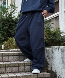 CIAOPANIC | カットレイヤーロゴスタッズスウェットパンツ(その他パンツ)