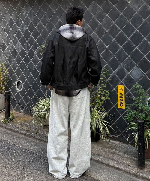 CIAOPANIC（チャオパニック）の「カットレイヤーロゴスタッズスウェットパンツ（その他パンツ・レディース・ネイビー/グレー・LARGE/MEDIUM）」の12枚目の写真