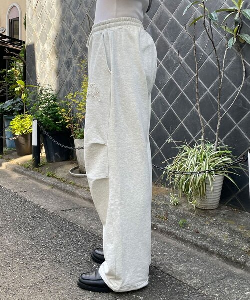 CIAOPANIC（チャオパニック）の「カットレイヤーロゴスタッズスウェットパンツ（その他パンツ・レディース・ネイビー/グレー・LARGE/MEDIUM）」の14枚目の写真