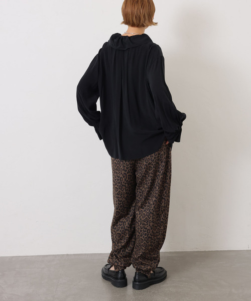 JOURNAL STANDARD LUXE（ジャーナルスタンダード　ラックス）の「Cu/Rローン フリルパフブラウス（シャツ/ブラウス・レディース・ブラック/ブラック系その他・FREE）」の11枚目の写真