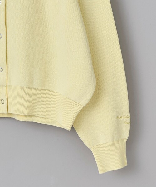 coen（コーエン）の「【選べる6色展開 / スプリングカラー】袖刺繍 スウェットライクハイゲージニットカーディガン（カーディガン/ボレロ・レディース・ライトグレー/オフホワイト/クリーム/ライトピンク/ライトブルー/ベージュ・FREE）」の19枚目の写真