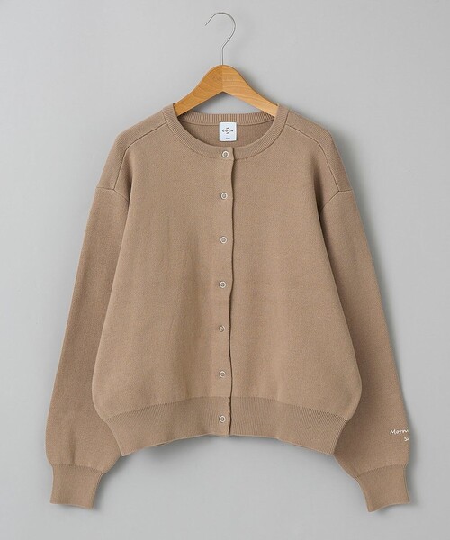 coen（コーエン）の「【選べる6色展開 / スプリングカラー】袖刺繍 スウェットライクハイゲージニットカーディガン（カーディガン/ボレロ・レディース・ライトグレー/オフホワイト/クリーム/ライトピンク/ライトブルー/ベージュ・FREE）」の13枚目の写真