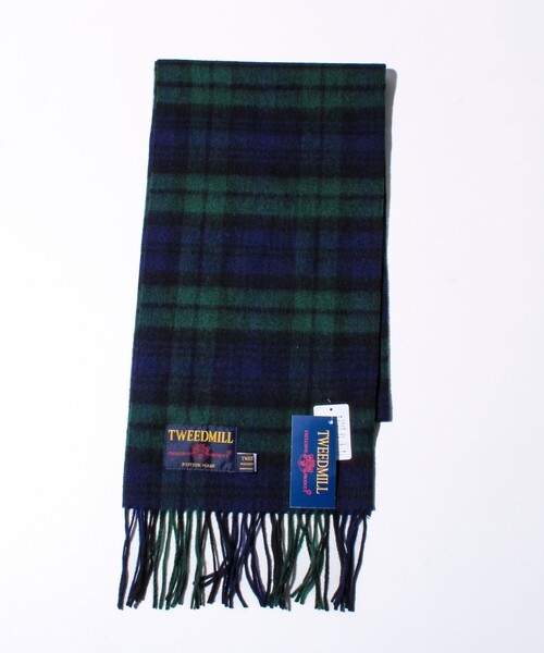 TWEED MILL(ツイードミル)の「【TWEED MILL/ツイードミル】ウールチェックストール25(マフラー・メンズ・グレー系その他/ブルー系その他6/イエロー系その他/ベージュ系その他/グリーン系その他/ブルー系その他/ブラック系その他・FREE)」の17枚目の写真