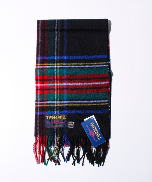 TWEED MILL(ツイードミル)の「【TWEED MILL/ツイードミル】ウールチェックストール25(マフラー・メンズ・グレー系その他/ブルー系その他6/イエロー系その他/ベージュ系その他/グリーン系その他/ブルー系その他/ブラック系その他・FREE)」の21枚目の写真