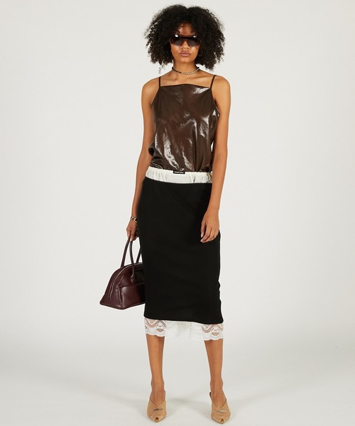 PRANK PROJECT(プランクプロジェクト)の「レイヤードレーススカート / Layered Lace Skirt(スカート・レディース・ブラック/ベージュ・FREE)」の20枚目の写真