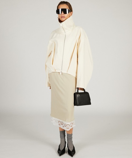 PRANK PROJECT(プランクプロジェクト)の「レイヤードレーススカート / Layered Lace Skirt(スカート・レディース・ブラック/ベージュ・FREE)」の3枚目の写真