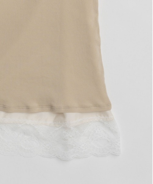 PRANK PROJECT(プランクプロジェクト)の「レイヤードレーススカート / Layered Lace Skirt(スカート・レディース・ブラック/ベージュ・FREE)」の17枚目の写真