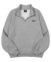 ANOTHER ARCHIVE（アナザーアーカイブ）の「Essential Signature Half Zip-Up Sweatshirt_Gray（その他トップス）」