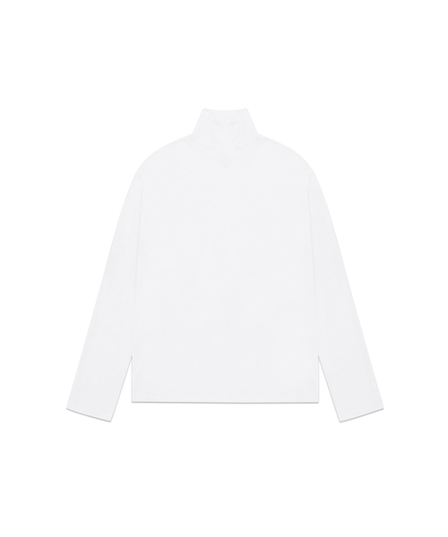 GOZER(ゴーザー)の「UNDER TURTLE-NECK_WHITE(Tシャツ/カットソー・メンズ・ホワイト・LARGE/X-LARGE)」の1枚目の写真