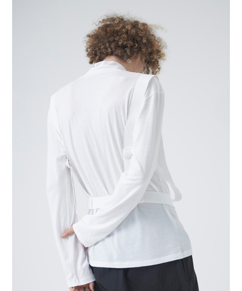 GOZER(ゴーザー)の「UNDER TURTLE-NECK_WHITE(Tシャツ/カットソー・メンズ・ホワイト・LARGE/X-LARGE)」の2枚目の写真
