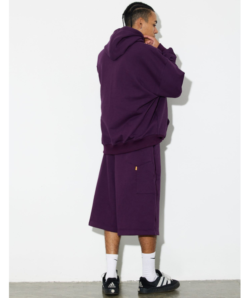 PHILIPPAKER(フィリップペイカー)の「カーペンター バミューダ スウェット 8部パンツ ディープパープル(その他パンツ・メンズ・その他・MEDIUM/LARGE/X-LARGE)」の3枚目の写真
