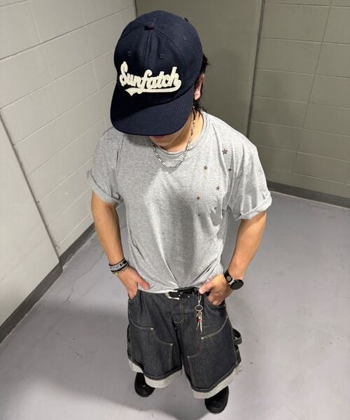 BLUESUNFLOWER（ブルーサンフラワー）の「ヴィンテージ90sスタークロップ半袖Tシャツ[メランジグレー]（Tシャツ/カットソー・レディース・その他・MEDIUM/LARGE）」の10枚目の写真