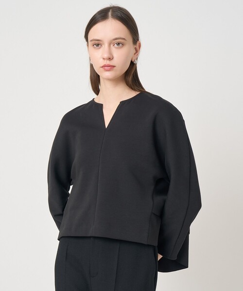 ANAYI（アナイ）の「ダンボールバックティアードプルオーバー（Tシャツ/カットソー・レディース・ホワイト/ブラック/チャコールグレー・38/36）」の16枚目の写真