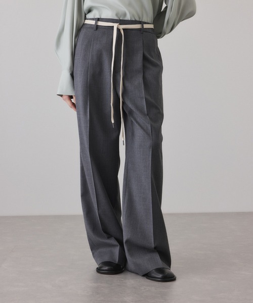 ADAM ET ROPE'（アダムエロペ）の「イージースラックス（スラックス・レディース・ブラック/グレー/ベージュ系その他2・34/36/38）」の2枚目の写真