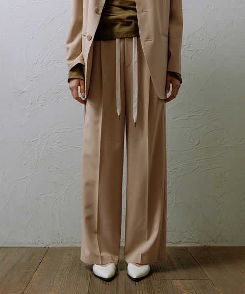 ADAM ET ROPE'（アダムエロペ）の「イージースラックス（スラックス・レディース・ブラック/グレー/ベージュ系その他2・34/36/38）」の3枚目の写真