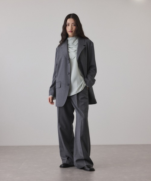 ADAM ET ROPE'（アダムエロペ）の「イージースラックス（スラックス・レディース・ブラック/グレー/ベージュ系その他2・34/36/38）」の9枚目の写真