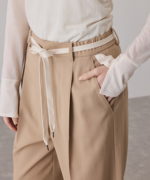 ADAM ET ROPE'（アダムエロペ）の「イージースラックス（スラックス・レディース・ブラック/グレー/ベージュ系その他2・34/36/38）」の15枚目の写真