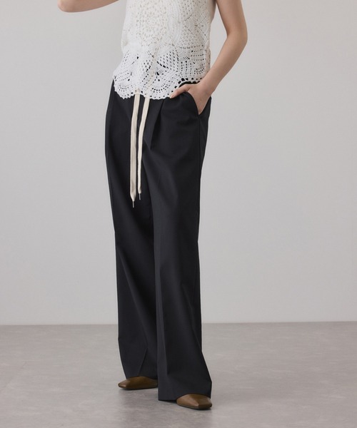 ADAM ET ROPE'（アダムエロペ）の「イージースラックス（スラックス・レディース・ブラック/グレー/ベージュ系その他2・34/36/38）」の17枚目の写真