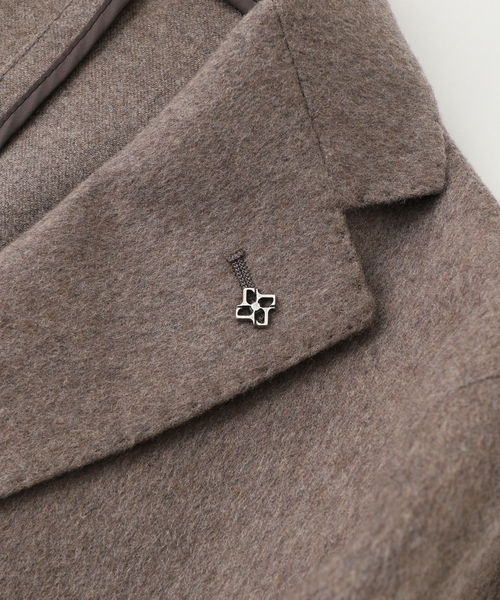 EDIFICE（エディフィス）の「TAGLIATORE (タリアトーレ)  WoolCashmere Solid JK（その他アウター・メンズ・ネイビー/ベージュ・50/48/42）」の4枚目の写真