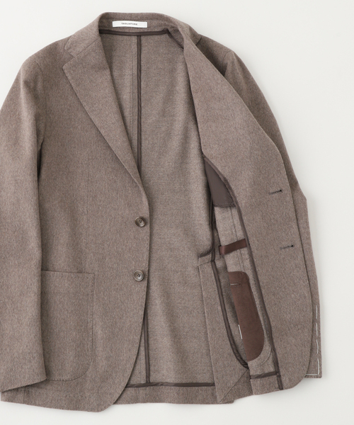 EDIFICE（エディフィス）の「TAGLIATORE (タリアトーレ)  WoolCashmere Solid JK（その他アウター・メンズ・ネイビー/ベージュ・50/48/42）」の6枚目の写真