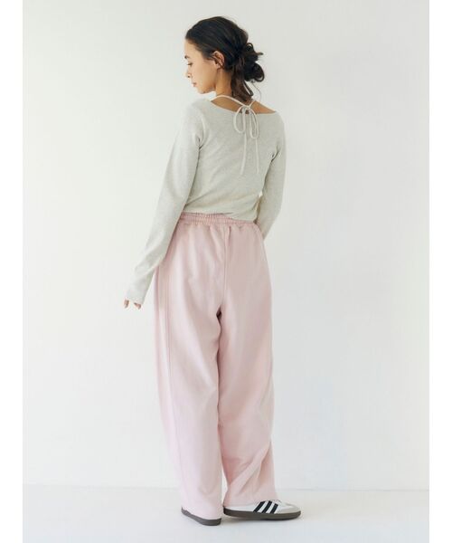 Ungrid（アングリッド）の「リボンデザインロングスリーブTee（Tシャツ/カットソー・レディース・ライトグレー/チャコールグレー/ブルー・FREE）」の8枚目の写真