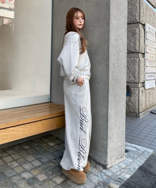 RAY CASSIN（レイカズン）の「【セットアップで着られる】ピグメントスタッズドルマンスウェットパーカー（スウェット・レディース・グレー/ブラウン系その他2/ベージュ系その他2・FREE）」の18枚目の写真