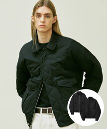 KND（ケイエヌディ）の「リバーシブル CWU-45P フライトボンバージャケット ブラック（MA-1）」