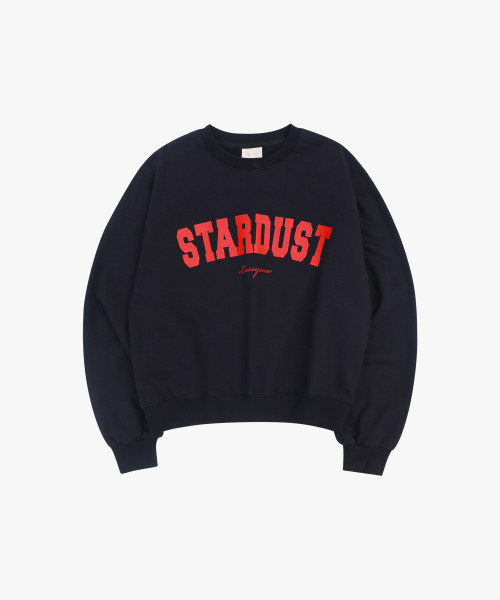 LOSSYROW(ロッシロー)の「Stardust sweatshirt Navy(スウェット・レディース・ネイビー・FREE)」の5枚目の写真
