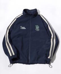 DISCUS（ディスカス）の「2026SS DISCUS/ディスカス ナイロン ワンポイント刺繍/サイドライン ラグラントラックジャケット レディース メンズ（ブルゾン）」