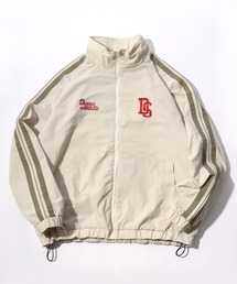 DISCUS（ディスカス）の「2026SS DISCUS/ディスカス ナイロン ワンポイント刺繍/サイドライン ラグラントラックジャケット レディース メンズ（ブルゾン）」